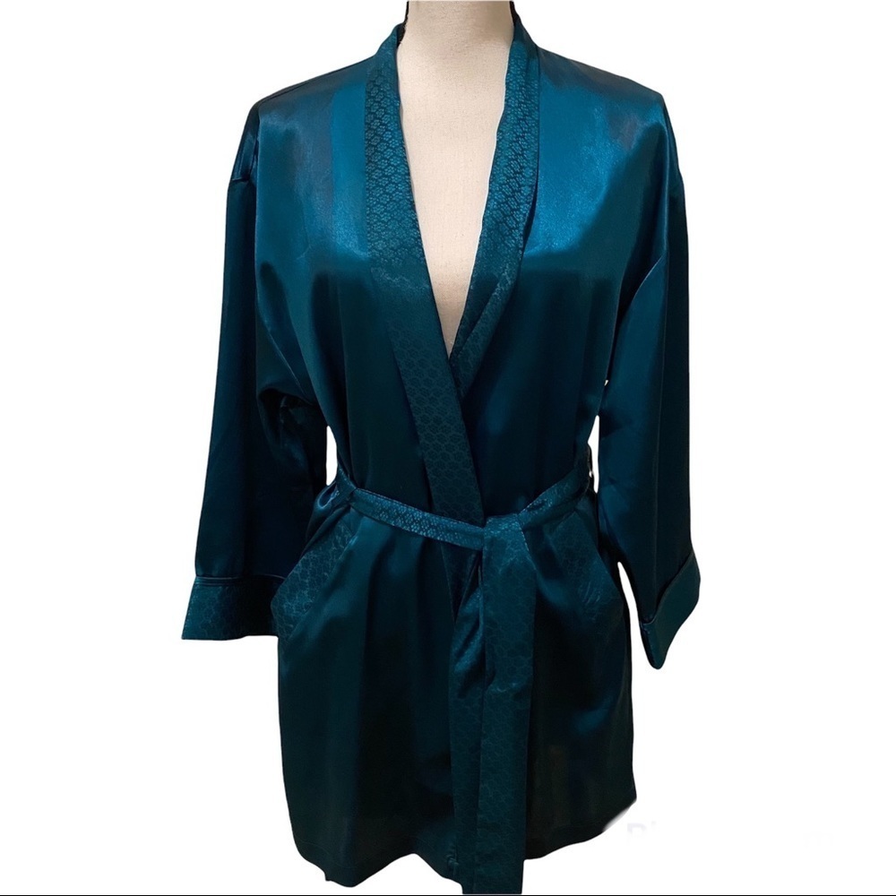 Victoria’s Secret Vintage Gold Label Emerald Robe